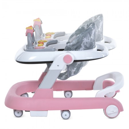 Ходунки ME 1163 MULTIWAY Pink 2в1 муз., пушер, колеса 6шт, муз, свет, на батарейках, в кор, рожевий Ходунки ME 1163 MULTIWAY Pink 2в1 муз., пушер, колеса 6шт, муз, свет, на батарейках, в кор, рожевий