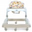 Ходунки ME 1184 FUN Beige музика, колеса 8шт, стопор, на бат-ці, бежевий