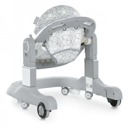 Ходунки ME 1200 URSA Gray 2в1 муз., пушер, колеса 6шт, свет, в кор, серый