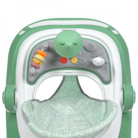Ходунки ME 1200 URSA Green 2в1 муз., пушер, колеса 6шт, світло, на бат-ці, в кор, зелений Ходунки ME 1200 URSA Green 2в1 муз., пушер, колеса 6шт, світло, на бат-ці, в кор, зелений