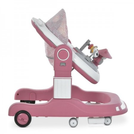 Ходунки ME 1200 URSA Pink 2в1 муз., пушер, колеса 6шт, світло, на бат-ці, в кор, рожевий Ходунки ME 1200 URSA Pink 2в1 муз., пушер, колеса 6шт, світло, на бат-ці, в кор, рожевий