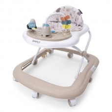 Ходунки ME 1215 SIMPLY Beige музыка, колеса 8шт, стопор, бежевый