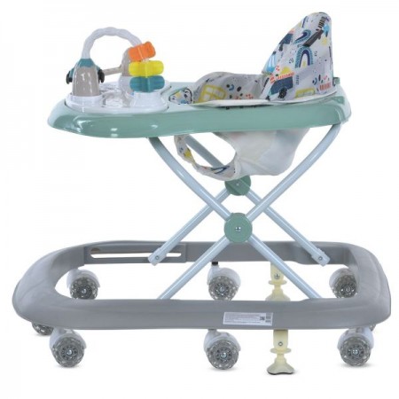 Ходунки ME 1215 SIMPLY Green музика, колеса 8шт, стопор, на бат-ці, зелений Ходунки ME 1215 SIMPLY Green музика, колеса 8шт, стопор, на бат-ці, зелений
