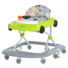 Ходунки ME 1216 CAR WAY Green-Gray музыка, колеса 8шт, стопор, зелено-серый