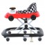 Ходунки ME 1216 CAR WAY Red-Black музика, колеса 8шт, стопор, на бат-ці, червоно-чорний