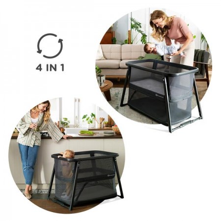 Кровать-манеж 4 в 1 Kinderkraft Sofi Plus Grey KLSOFIPLGRY0000