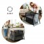 Кровать-манеж 4 в 1 Kinderkraft Sofi Plus Grey KLSOFIPLGRY0000