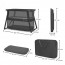 Кровать-манеж 4 в 1 Kinderkraft Sofi Plus Grey KLSOFIPLGRY0000