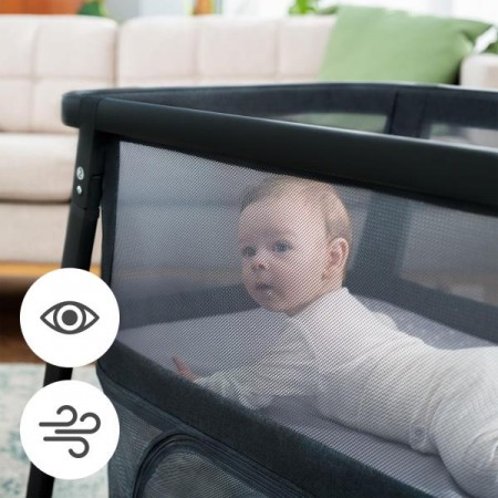 Кровать-манеж 4 в 1 Kinderkraft Sofi Plus Grey KLSOFIPLGRY0000