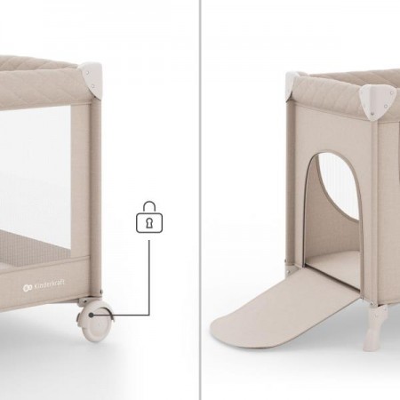 Коляска-манеж Kinderkraft Leody Up Beige KCLEODUPBEG0000 Коляска-манеж Kinderkraft Leody Up Beige KCLEODUPBEG0000