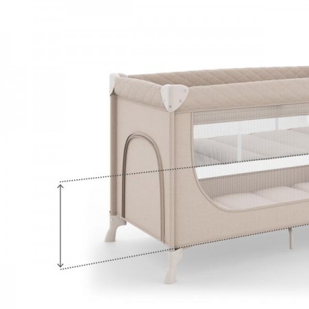 Коляска-манеж Kinderkraft Leody Up Beige KCLEODUPBEG0000 Коляска-манеж Kinderkraft Leody Up Beige KCLEODUPBEG0000