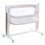 Кроватка-манеж ME 1125-G NOA Beige детское, APP, LED экран, 4цв., матрас, качели, ремни, сумка, алюм., золото+беж