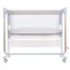 Кроватка-манеж ME 1125-G NOA Beige детское, APP, LED экран, 4цв., матрас, качели, ремни, сумка, алюм., золото+беж
