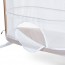 Кроватка-манеж ME 1125-G NOA Beige детское, APP, LED экран, 4цв., матрас, качели, ремни, сумка, алюм., золото+беж