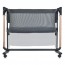 Ліжечко-манеж ME 1125-G NOA Dark Gray дитяче, APP, LED екран, 4кол., матрас, гойдалка, ремені, сумка, алюм., золото+темно-сірий Ліжечко-манеж ME 1125-G NOA Dark Gray дитяче, APP, LED екран, 4кол., матрас, гойдалка, ремені, сумка, алюм., золото+темно-сірий