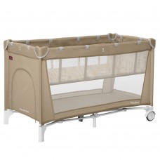Манеж CARRELLO Piccolo+ CRL-18102 Sand Beige со вторым дном MOQ