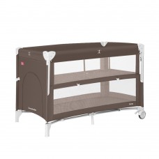 Манеж CARRELLO Porta CRL-18103 Chocolate Brown со вторым дном MOQ Манеж CARRELLO Porta CRL-18103 Chocolate Brown со вторым дном MOQ