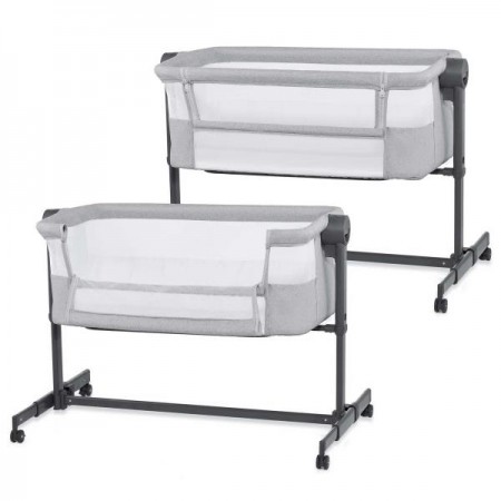 Приставне ліжечко-колиска Kinderkraft Nestee Up 2 Light Grey KLNEE002LGR0000