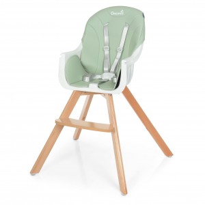 Детский деревянный стульчик для кормления El Camino ME 1050 ORGANIC v.2 Mint, мятный