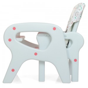 Детский стульчик-трансформер для кормления Bambi M 0816 Flowers Pink, розовый