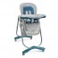 Детский стульчик для кормления El Camino M 3236-7 Dolce, серо-бирюзовый