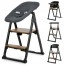 Стульчик EL CAMINO GROWEE ME 1222 Black 4в1 (шезлонг, стульчик для кормления, башня Монтессори, взрослый стул), черный