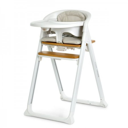 Стільчик EL CAMINO GROWEE ME 1222 White 4в1 (шезлонг, стільчик для годування, вежа Монтессорі, дорослий стілець), білий