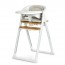 Стільчик EL CAMINO GROWEE ME 1222 White 4в1 (шезлонг, стільчик для годування, вежа Монтессорі, дорослий стілець), білий