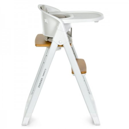 Стільчик EL CAMINO GROWEE ME 1222 White 4в1 (шезлонг, стільчик для годування, вежа Монтессорі, дорослий стілець), білий