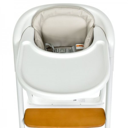Стільчик EL CAMINO GROWEE ME 1222 White 4в1 (шезлонг, стільчик для годування, вежа Монтессорі, дорослий стілець), білий