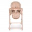 Стільчик El Camino CRYSTAL ME 1037 Nude Pink для годування, 5-точ. ремені, матрац, 4 колеса, шкір., рожевий нюд Стільчик El Camino CRYSTAL ME 1037 Nude Pink для годування, 5-точ. ремені, матрац, 4 колеса, шкір., рожевий нюд