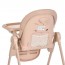 Стільчик El Camino CRYSTAL ME 1037 Nude Pink для годування, 5-точ. ремені, матрац, 4 колеса, шкір., рожевий нюд Стільчик El Camino CRYSTAL ME 1037 Nude Pink для годування, 5-точ. ремені, матрац, 4 колеса, шкір., рожевий нюд