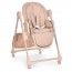 Стільчик El Camino CRYSTAL ME 1037 Nude Pink для годування, 5-точ. ремені, матрац, 4 колеса, шкір., рожевий нюд Стільчик El Camino CRYSTAL ME 1037 Nude Pink для годування, 5-точ. ремені, матрац, 4 колеса, шкір., рожевий нюд