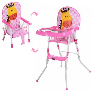 Детский стульчик для кормления Bambi GL 217С-909, розовый