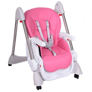 Детский стульчик для кормления Bambi M 3216-2-8, розовый