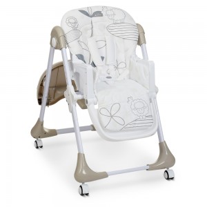 Детский стульчик для кормления Bambi M 3233-2 Овечки, бежевый
