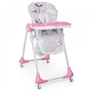 Детский стульчик для кормления Bambi M 3233 Cat Pink, розовый