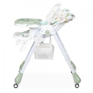 Детский стульчик для кормления Bambi M 3233 Dino Pine Green, зеленый