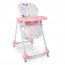 Детский стульчик для кормления Bambi M 3233 Lamb Light Pink, розовый
