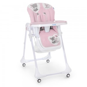 Детский стульчик для кормления Bambi M 3233 Teddy Pink, розовый