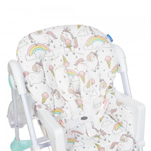 Детский стульчик для кормления Bambi M 3233 Unicorn Mint, мятный