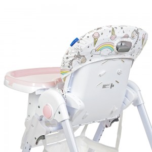 Детский стульчик для кормления Bambi M 3233 Unicorn Pink, розовый