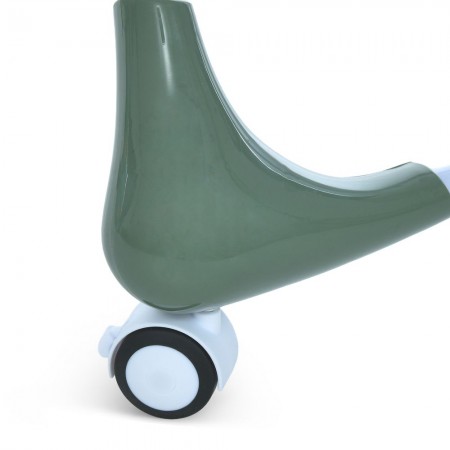 Стульчик M 3233L Jade Green для годування, 3 положення спинки та підніжки, 4колеса, корзинка, екошкіра, зелений Стульчик M 3233L Jade Green для годування, 3 положення спинки та підніжки, 4колеса, корзинка, екошкіра, зелений