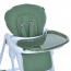 Стульчик M 3233L Jade Green для годування, 3 положення спинки та підніжки, 4колеса, корзинка, екошкіра, зелений Стульчик M 3233L Jade Green для годування, 3 положення спинки та підніжки, 4колеса, корзинка, екошкіра, зелений
