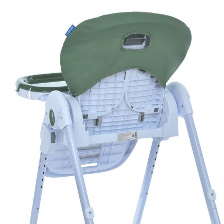 Стульчик M 3233L Jade Green для годування, 3 положення спинки та підніжки, 4колеса, корзинка, екошкіра, зелений Стульчик M 3233L Jade Green для годування, 3 положення спинки та підніжки, 4колеса, корзинка, екошкіра, зелений