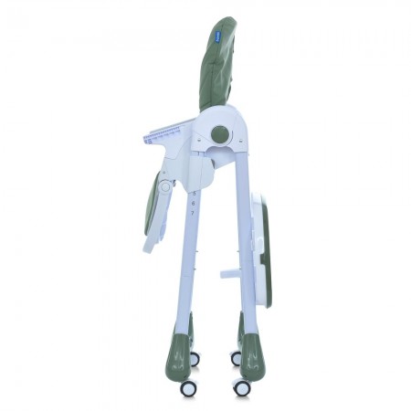 Стульчик M 3233L Jade Green для годування, 3 положення спинки та підніжки, 4колеса, корзинка, екошкіра, зелений Стульчик M 3233L Jade Green для годування, 3 положення спинки та підніжки, 4колеса, корзинка, екошкіра, зелений
