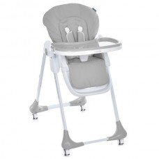Стульчик M 3233L Light Gray для годування, 3 положення спинки та підніжки, 4колеса, корзинка, екошкіра, сірий Стульчик M 3233L Light Gray для годування, 3 положення спинки та підніжки, 4колеса, корзинка, екошкіра, сірий
