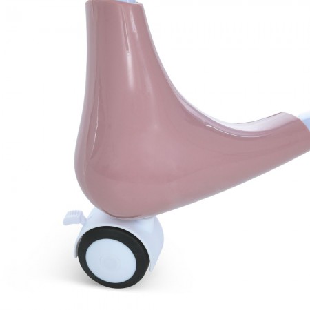Стульчик M 3233L Pink для кормления, 3 положения спинки и подножки, 4колеса, корзинка, экокожа, розовый Стульчик M 3233L Pink для кормления, 3 положения спинки и подножки, 4колеса, корзинка, экокожа, розовый