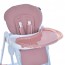Стульчик M 3233L Pink для кормления, 3 положения спинки и подножки, 4колеса, корзинка, экокожа, розовый Стульчик M 3233L Pink для кормления, 3 положения спинки и подножки, 4колеса, корзинка, экокожа, розовый