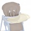 Стульчик M 3233L Taupe Beige для кормления, 3 положения спинки и подножки, 4колеса, корзинка, экокожа, бежевый Стульчик M 3233L Taupe Beige для кормления, 3 положения спинки и подножки, 4колеса, корзинка, экокожа, бежевый
